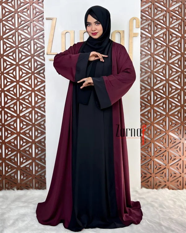 Dehra Embroidery Abaya - Image 4