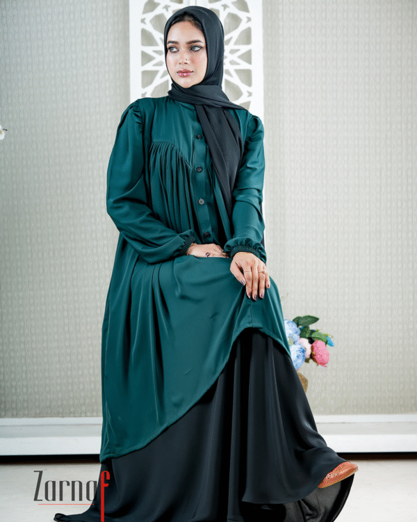 Sunflower Embroidery Abaya